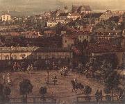 BELLOTTO, Bernardo View of Warsaw from the Royal Palace (detail) fh oil